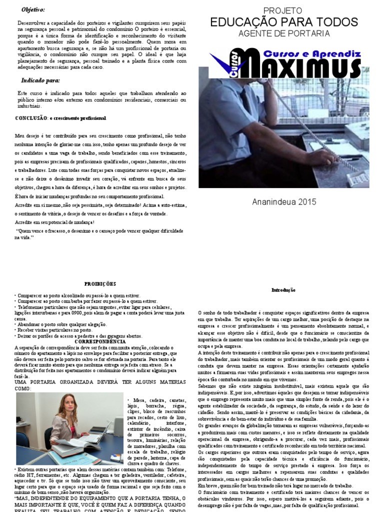 Portaria | PDF | Carreira e Crescimento