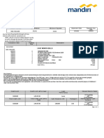 Mandiri Credit Statement