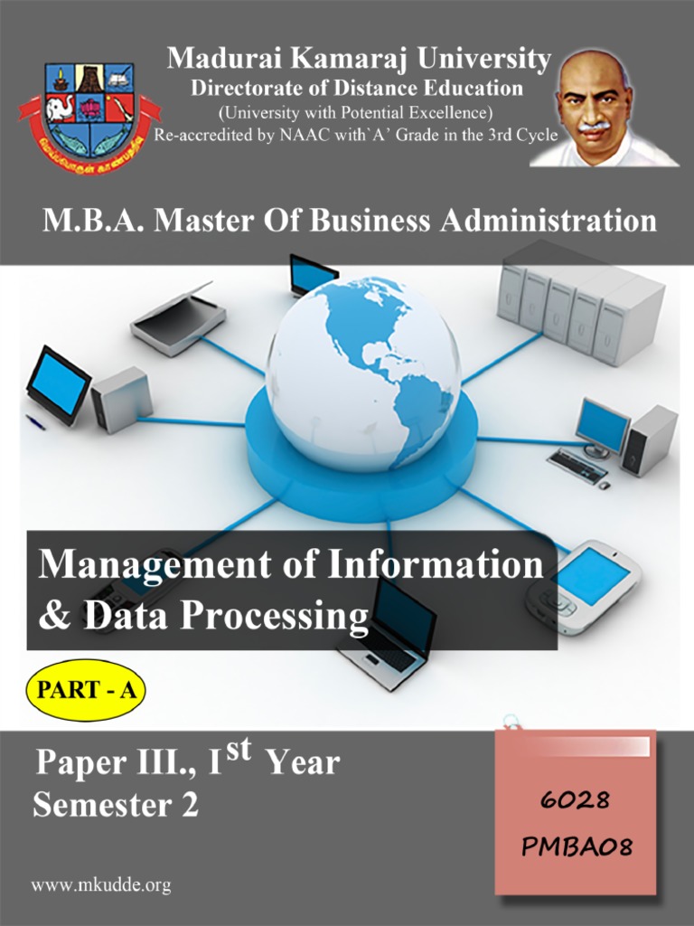 Management of Information & Data Processing | PDF