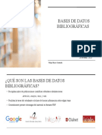 Bases de Datos Bibliográficas