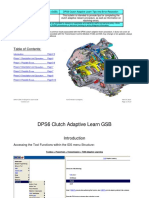 Table of Contents:: DPS6 Clutch Adaptive Learn GSB Ford Motor Company March 2016 Page 1 of 10