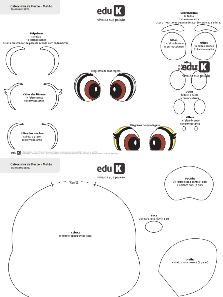 Molde Lady Bug Miraculous - Caderno de Moldes