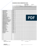 Form Absensi Siswa 2018-2019