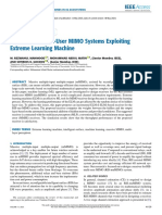 RIS-Assisted Multi-User MIMO Systems Exploiting Extreme Learning Machine