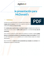 Carta de Presentación para Mcdonald'S: I. Perfil Jóven