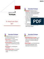 1 Primary Data - Observation