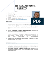 Currículum - Puchetta Milagros (Psicopedagoga) 1