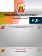 Norma Dge "Calificación Eléctrica para La Elaboración de Proyectos de Subsistemas de Distribución Secundaria"