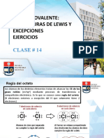 Enlace Covalente: Estructuras de Lewis Y Excepciones Ejercicios