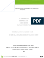 EJE EVALUATIVO 1 - Sistemas Integrados de Gestión - Caracteristicasde Los Sistemas de Gestión