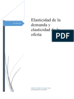 Tarea de Microeconomia Elasticidad de La Demanda