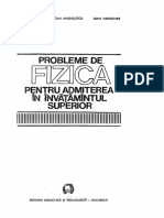 Probleme de Fizica PT Admitere in Invatamintul Superior - T. Cretu, D. Anghelescu, I. Vierosanu - PDF (1980)