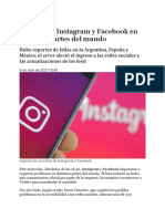 3) A. ARTICULO. Se Cayeron Instagram y Facebook en Distintas Partes Del Mundo
