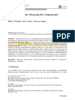 Quite Ego Scale - Subdimensions and Scoring - 1