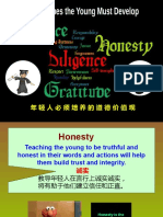 Moral Values the Young Must Develop (English and Chinese)