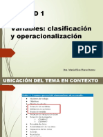 Variables y Operacionalizacion