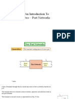 Two Port Networks - Impedance and Admitance Parameters-1