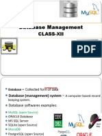 Database Management 12-b 22-23