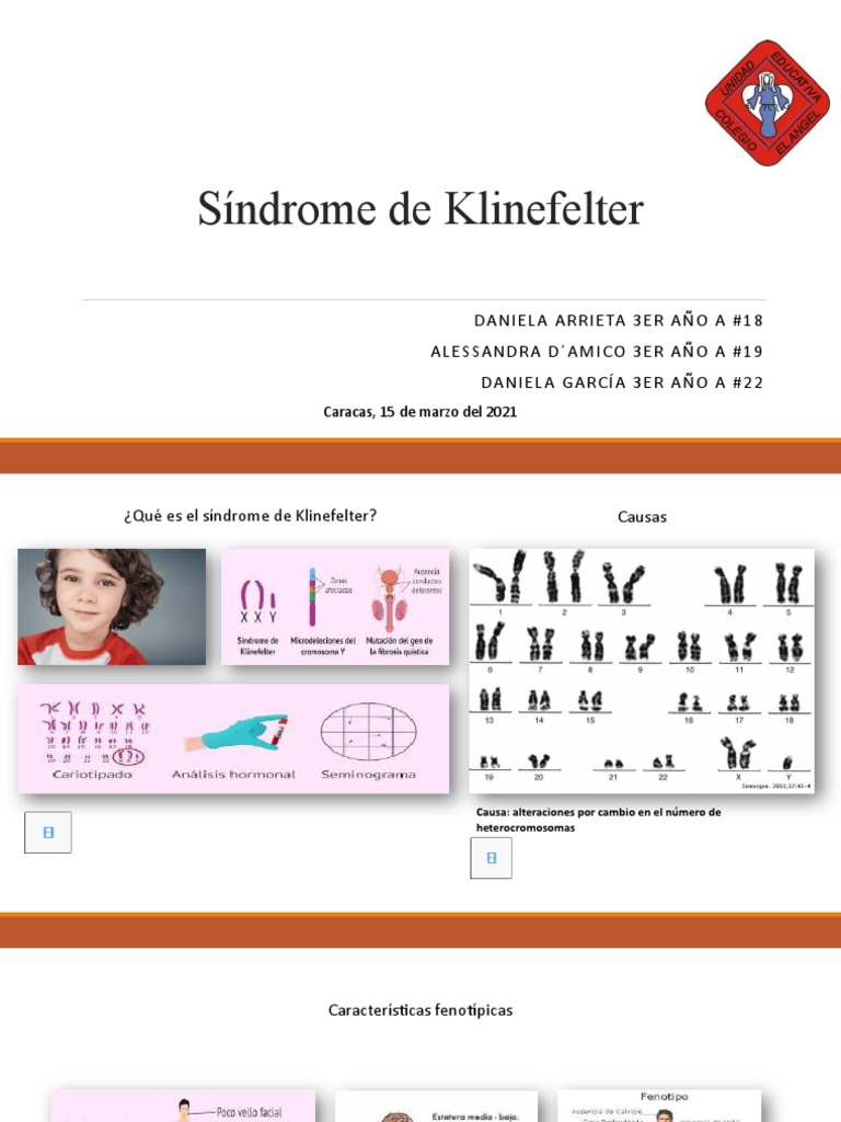 Sindrome de Klinefelter | PDF
