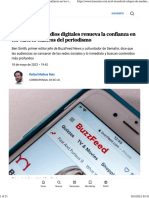 El Colapso de Medios Digitales Renueva La Confianza en Los Valores Clásicos Del Periodismo - LA NACION