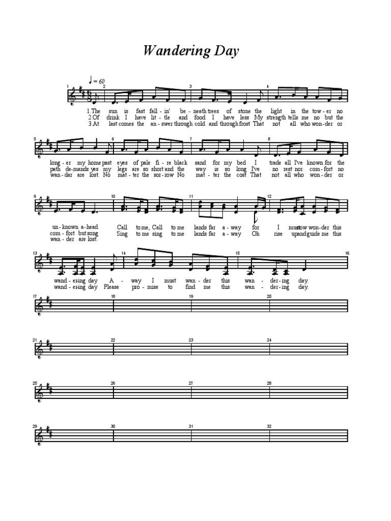 Wandering Day DM PDF