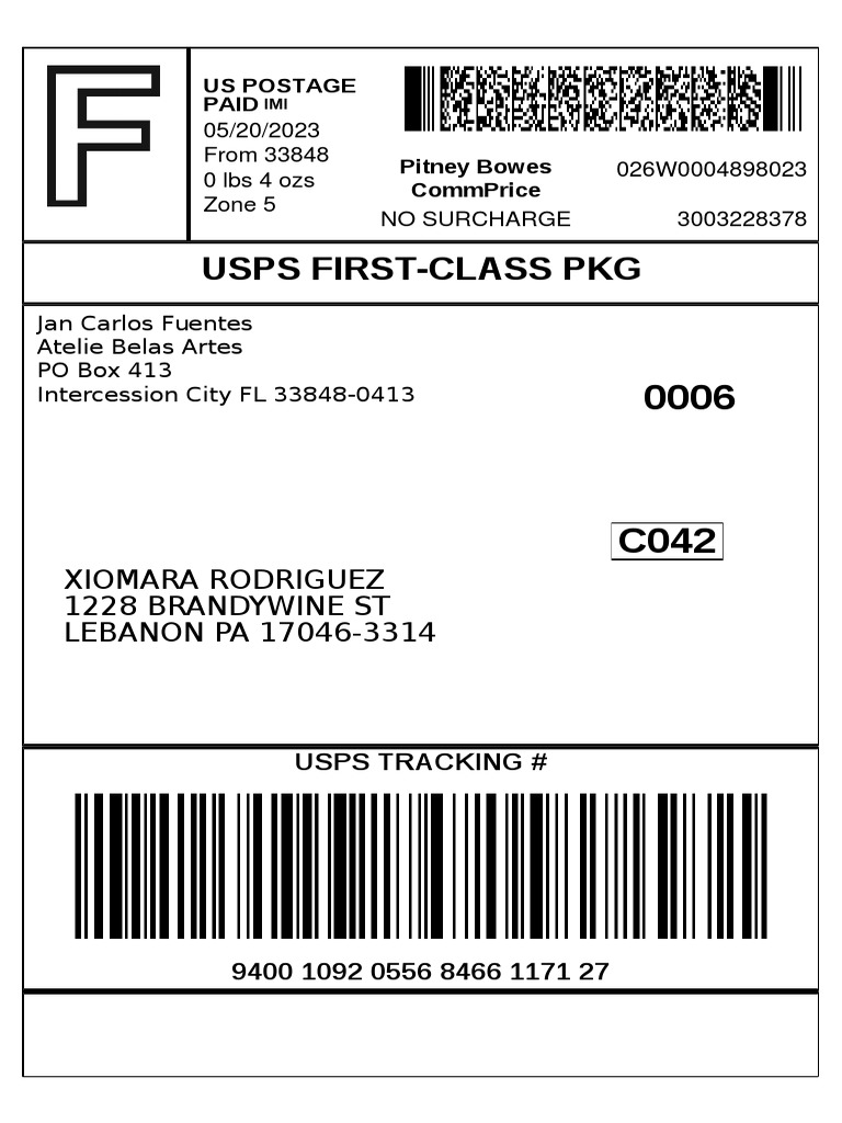Xiomara Rodriguez Label | PDF