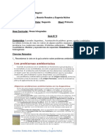 Escuela Dr. Carlos Pellegrini Quinto Grado Guía N°9 Áreas Integradas