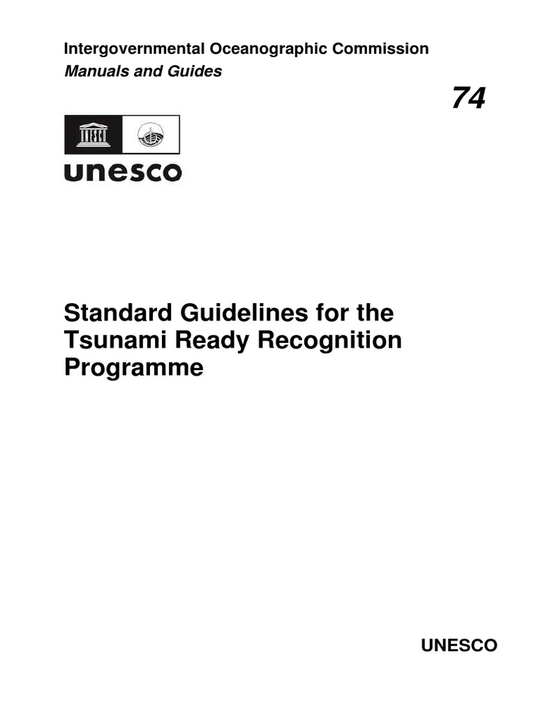 Tsunami Ready Pdf Disaster Risk Reduction Emergency Management