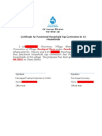 FORMAT Certificate From GP VC