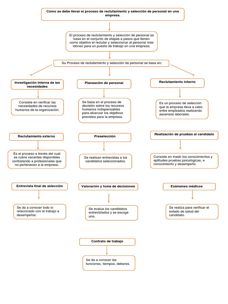 Mapa Conceptual | PDF | Gestión de recursos humanos | Reclutamiento