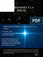 Astronomía y La Biblia 1