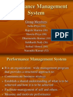 Performance Management System: Group Members