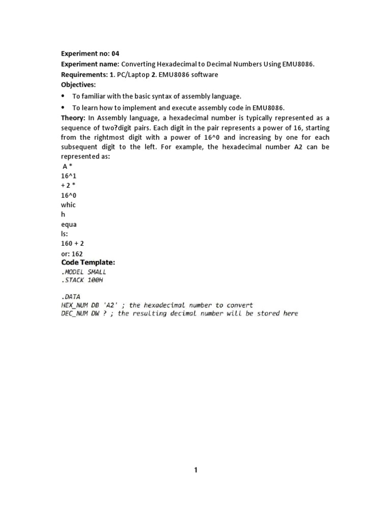 4 PDF Assembly Language Numbers
