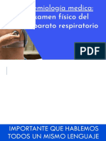 Semiologia Medica - Ex. Fisico Respiratorio