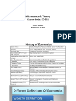 Microeconomic Theory - 2 (2023)
