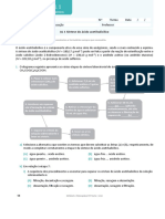 Teste Sobre A AL 1: Domínio 1: Equilíbrio Químico