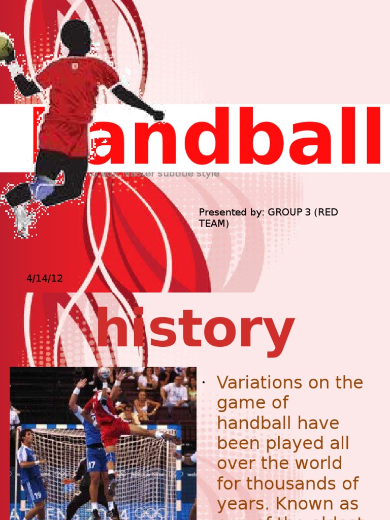 Handball | PDF | Team Sports | Games Of Physical Skill
