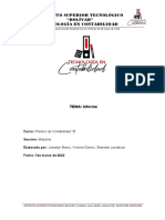 Informe Josselyn Bravo, Victoria Gómez, Katiushca Guaytara, Brandom Landazuri