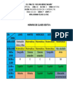 Horario de Clases