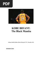 Kobe Bryant Report