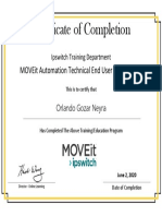 MOVEit Automation Technical End User Certification