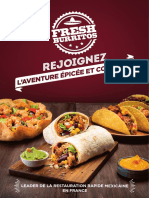 Plaquette Fresh Burritos Franchise