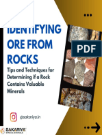 Identifying Ore From Rocks