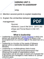 LU 1 Leadership Intro
