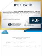 Certificado MA Julho