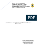 Consideraciones Sobre El Monroismo, El Destino Manifiesto y El Bolivarianismo