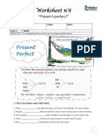 1° Medio - Worksheet 6 - Present Perfect