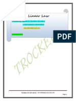 Linear Law - by Trockers