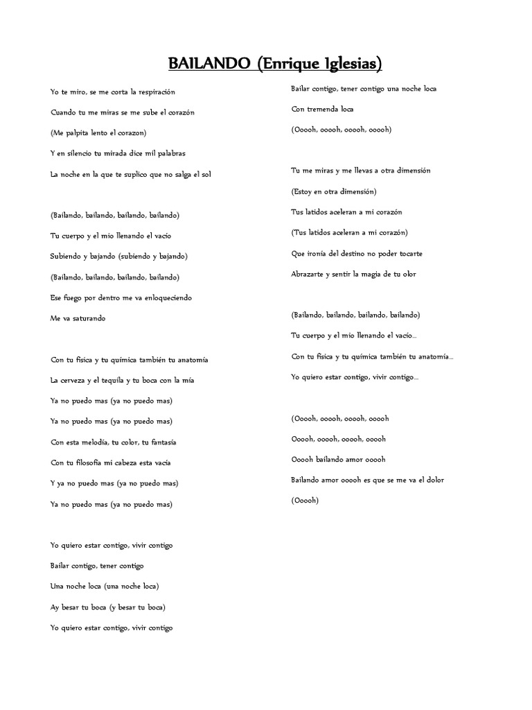 BAILANDO | PDF, image size:768x1024