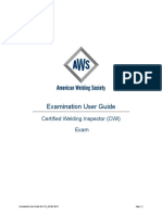 Examination User Guide For Certified Welding Inspector Awscertified